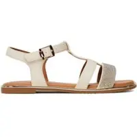 Tommy Hilfiger Metallic Textured Strap Sandals