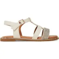 Tommy Hilfiger Metallic Textured Strap Sandals