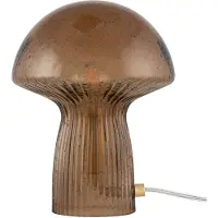 Globen Lighting Bordslampa , Brun / rost, Vardagsrum, Glas