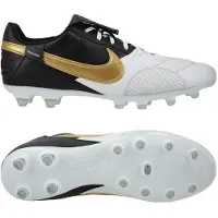 Nike Premier Iii Fg - Vit/guld/svart - Gräs (Fg), storlek 47