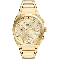 Fossil Analog klocka 'Everett' guld / svart