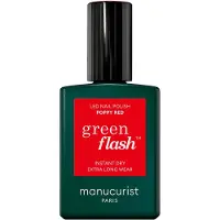 Manucurist Paris Green Flash Nail Polish 15 ml - Poppy Red