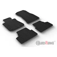 GledRing Gummimattor lampliga for BMW i4 G26 2021 Tprofil 4delad monteringsklammor