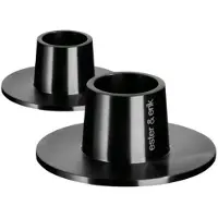 Fyrklövern ester & erik ljusstake 6 x 2,5 cm 2-pack, Svart matt