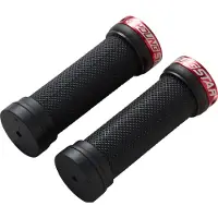Reverse Components Youngstar Single Lock On Grips Silver 28 x 98 mm