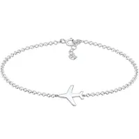 Elli Armband 'Flugzeug' silver