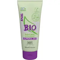 HOT Bio BIO Superglide Anal - vegansk vattenbaserad anal glidmedel (100ml)