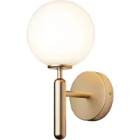 Nuura Vägglampa , Miira Wall, dimbara, Guld / mässing, Vardagsrum, Metall, Design