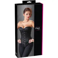 Cottelli collection Sexig Svart Corsage - Svart - L - Svart