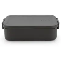 Brabantia Make & Take, Lunchlåda, Vuxen, Grå, Plast, Monokromatiskt, Rektangulär