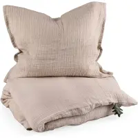 Sebra Sängkläder - Baby - Muslin - Seabreeze Beige - - One Size - Sängkläder - Baby