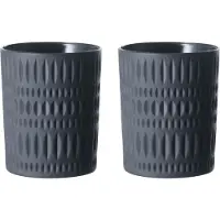 Nachtmann Ethno Whisky Tumbler Black 30,4cl 2-p - Whiskeyglas & Cognacglas Kristall Svart