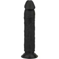 EasyToys - realistisk dildo - 22,5 cm - svart