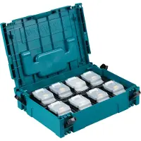 Makita Batteri Powerpack BL1850B; 18 V; 5,0 Ah; Li-ion; 8 st.