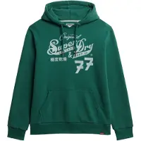 Superdry Leather&boot Co Script Huvtröja