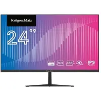 Kruger & Matz Frameless LED monitor 24" FullHD 100Hz IPS HDMI VGA speakers