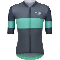 Santini Bianchi Milano Race 2025 Korta ärmar Cykeltröja