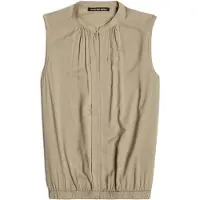 G-Star Stand Up Collar Top - Beige - Women