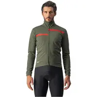Castelli Transition 2 Military Green Jacket, Size S