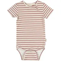 Petit Piao Body k/ä - Summa - Vissnad Rose/Off White - - 68 - Body K/Ä