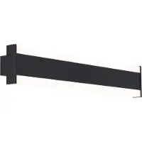 QAZQA Modern vägglampa svart CCT 60 cm inkl. LED IP54 - Vanya