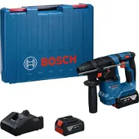 Bosch Borrhammare GBH 18V-18 Professional; 1,5 J; SDS plus; 2x4,0 Ah batt.; + Väska
