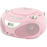 Ginza.se Champion: Boombox CD/Radio/MP3/USB Pink