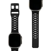 Urban Armor Gear UAG Kompatibel med Apple Watch Band 49/45/44/42mm för iWatch Series Ultra 2/9/Ultra/SE2/8/1-7/SE Civilian Grafit/Svart