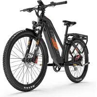 Burchda OTIDA S26 3000W 80 km/h dubbelmotors elcykel, 52V 20Ah, 26-tums breda däck, elektrisk mountainbike, elcykel för vuxna