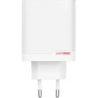 OnePlus 120W SuperVooc GaN Väggladdare 1xUSB, 1xUSB-C + USB-C-Kabel