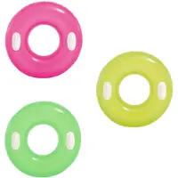 Sublime Market Connect Bouée gonflable - INTEX - 59258 - 76 cm - Couleur néon - Pour enfants à partir de 3 ans elektrisk kalk färg