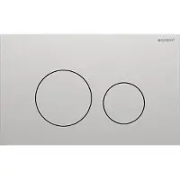 Geberit Manöverplatta Sigma40 rund borstad