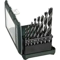 Metabo Borrsats för trä 8-elements drill set; 3-10 mm; 8 st.
