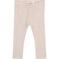 Lil´ Atelier Lil' Atelier Leggings - NbfRachel - Grey Morn m. Hålmönster - - 68 - Leggings
