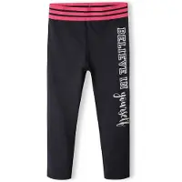 MINOTI Leggings svart / off-white