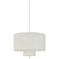 New Works Taklampa , Margin, dimbara, Vit, Matsal, Tyg / textil, Skandinavisk