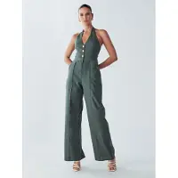 BWLDR Jumpsuit 'Amie' oliv