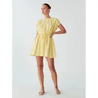 Willa Klänning 'CHAR TUCKED DRESS' gul