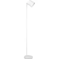 TRIO Leuchten LED golvlampa Blake, dimbar, Vitt / opal, Vardagsrum / matsal, Metall, LED-golvlampa