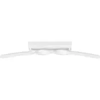 Reality Leuchten LED taklampa Ginko, Vitt / opal, Vardagsrum / matsal, Metall, Modern, LED-taklampa