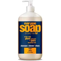 JP Create mege everyone Shampoo Genuinely imported product Domestic shipping Cedar Citrus 946mL All-in-one &