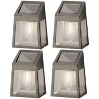 Lumineo 898174 Solcellsvägglampa 4 Enheter