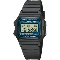 Casio F 105w 1asdF F 105w 1a Digital Fyrkantig Vintage Retro Offentlig PU-klocka F-105W-1ASDF