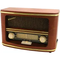 Roadstar Vintage Retro FM/AM Radio Trä