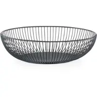Zeller Present , fruktkorg, metall, svart