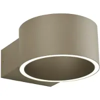 Pure Vägglampa , Clipse, dimbara, Brons / antikmässing, Vardagsrum, Aluminium, Modern