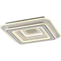 JUST LIGHT LED taklampa Tolago, dimbar, Vitt / opal, Vardagsrum / matsal, Syntetmaterial, Modern, LED-taklampa