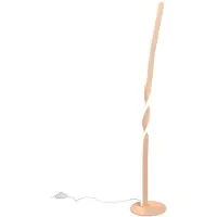 REALITY IMPORT Leuchten LED golvlampa Ginko, Creme / bärnsten, Vardagsrum / matsal, Metall, Modern, LED-golvlampa
