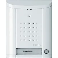 Ritto 1840170 Porttelefon 2-tråds Utomhusenhet Vit
