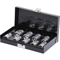 Ks Tools Hylsnyckelsats 911.4410; 1/2''; E10-E24; 9 st.